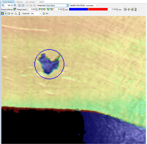 Porosity isolated using the Phoenix Imaging PVSIS